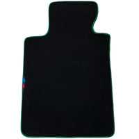 Black Mats For BMW 1 Series F70 | Green Trim - AutoWin