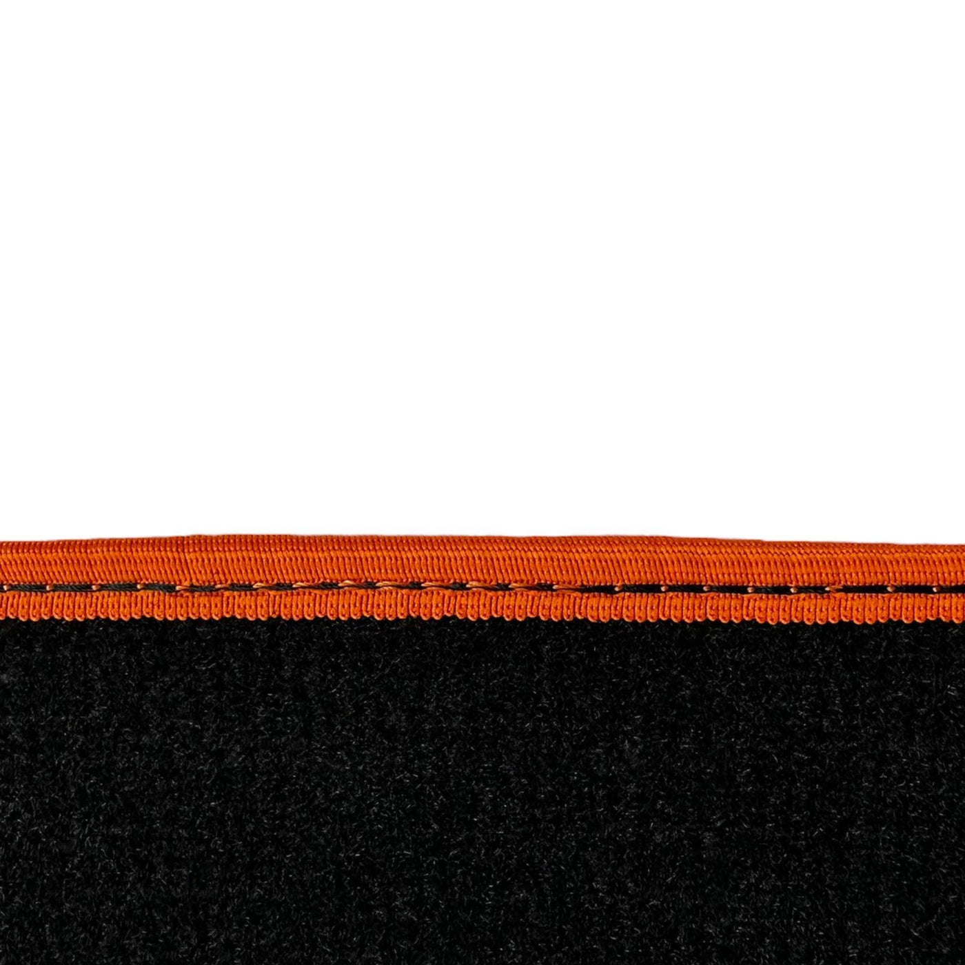 Black Mats For BMW G60 (2023-2026) Sedan | Orange Trim - AutoWin