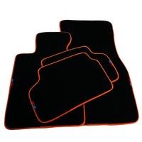 Black Mats For BMW M3 G81 Touring (2022-2026) | Orange Trim - AutoWin