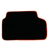 Black Mats For BMW 1 Series F70 | Orange Trim - AutoWin
