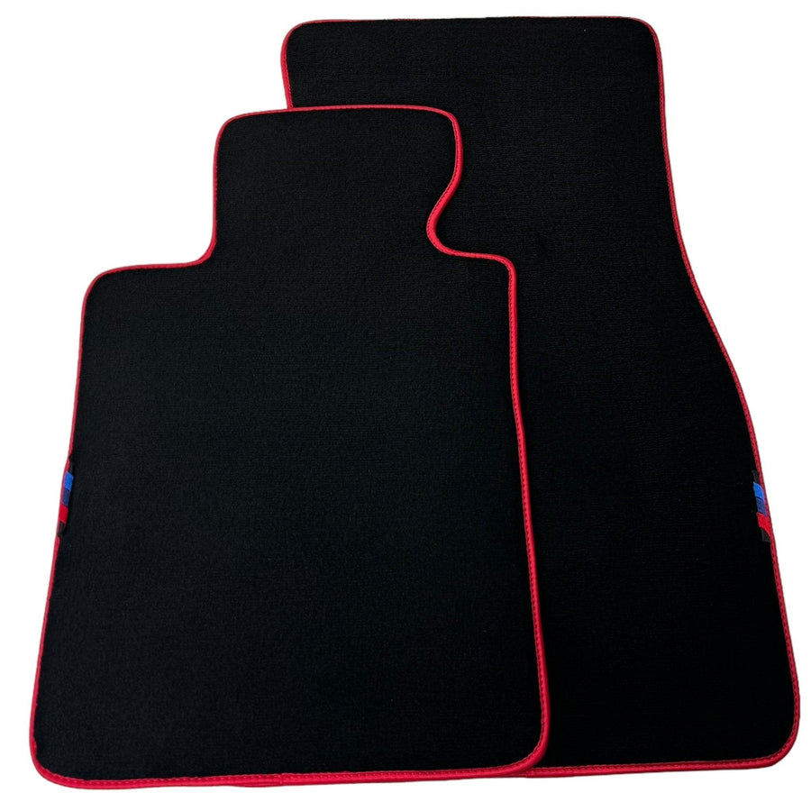 Black Mats For BMW 1 Series F70 | Red Trim - AutoWin