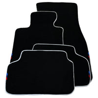 Black Mats For BMW M5 G90 (2023-2026) Sedan | White Trim - AutoWin