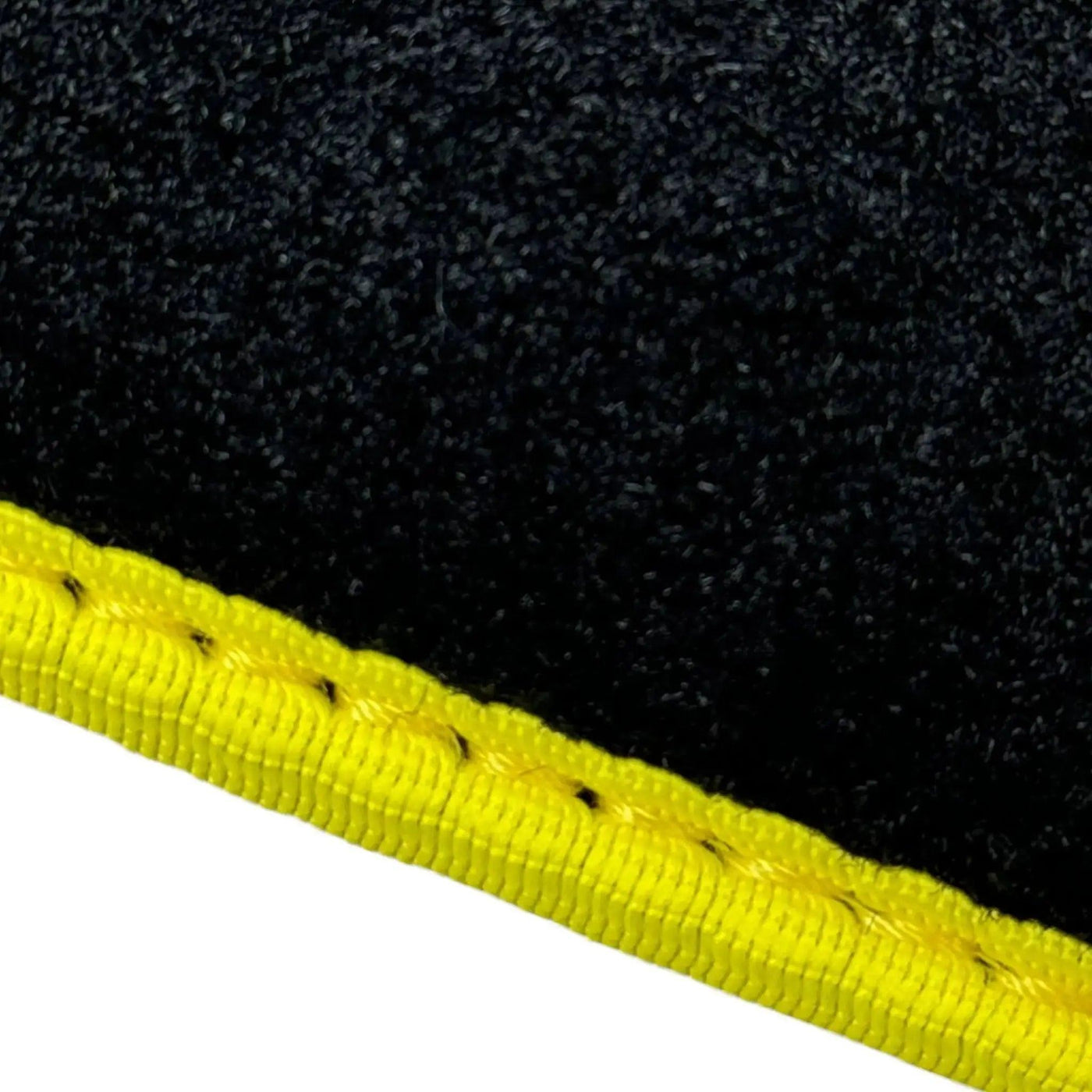 Black Mats For BMW M3 E30 | Fighter Jet Edition | Yellow Trim - AutoWin