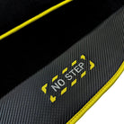 Black Mats For BMW X5M E70 SUV | Fighter Jet Edition | Yellow Trim - AutoWin