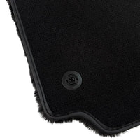 Black Sheepskin Floor Mats for Ferrari 458 Italia (2009-2015)