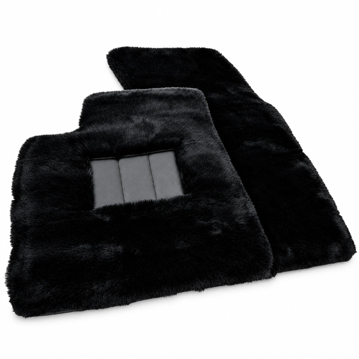 Black Sheepskin Floor Mats for Lamborghini Urus (2018-2027) | ER56 Design - AutoWin