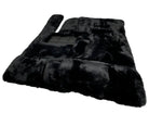 Black Sheepskin Floor Mats For Mercedes-Benz G Class W461 (1979-2008) ER56 Design - AutoWin