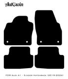 Blue Floor Mats for Audi A1 - 5-door Hatchback (2019-2024) | ER56 Design - AutoWin