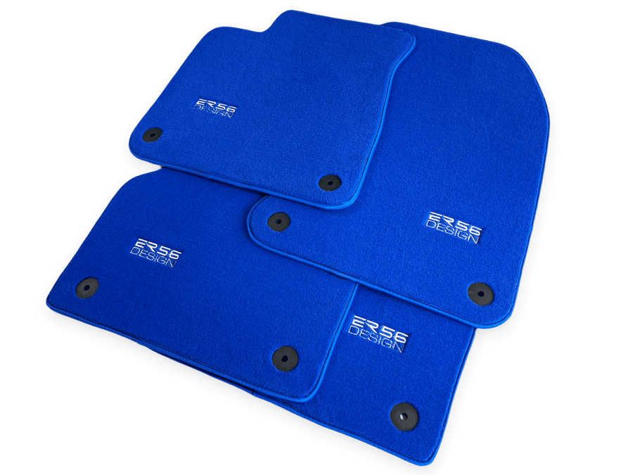 Blue Floor Mats for Audi A3 - 3-door Hatchback (2003-2012) | ER56 Design - AutoWin