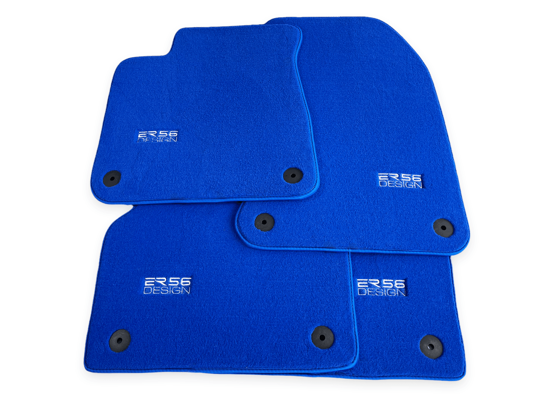 Blue Floor Mats for Audi A4 - B5 Avant (1996 - 1999) | ER56 Design - AutoWin