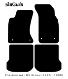 Blue Floor Mats for Audi A4 - B5 Sedan (1995 - 1999) | ER56 Design - AutoWin