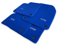 Blue Floor Mats for Audi A4 - B9 Allroad Quattro (2016-2020) | ER56 Design - AutoWin