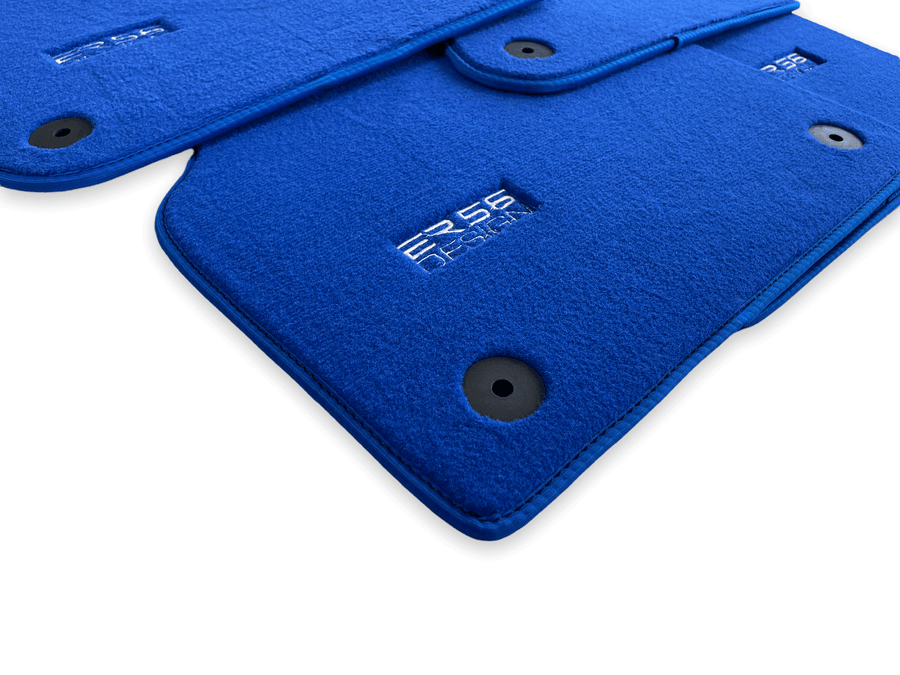 Blue Floor Mats for Audi A5 - F53 Coupe (2020-2023) | ER56 Design - AutoWin