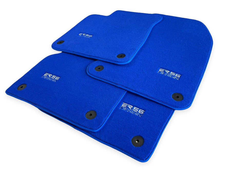 Blue Floor Mats for Audi Q3 F3 (2018-2024) | ER56 Design - AutoWin