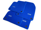 Blue Floor Mats for Audi Q4 E-tron (2021-2024) | ER56 Design - AutoWin