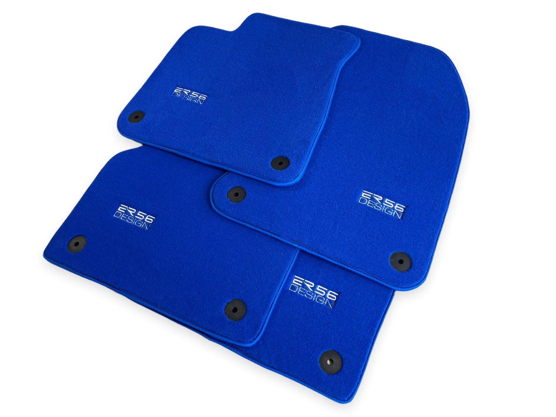 Blue Floor Mats for Audi Q8 e-tron (2023-2025) | ER56 Design - AutoWin