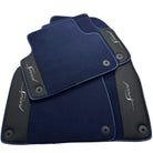 Blue Floor Mats For Bentley Flying Spur (2005-2013) with Leather - AutoWin
