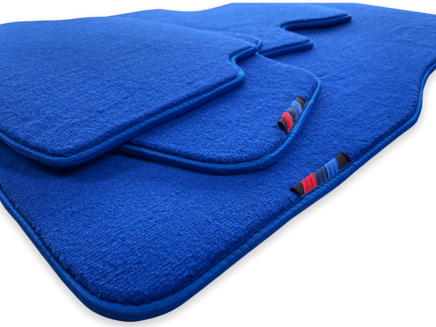 Blue Floor Mats For BMW Gran Tourer F46 (2015-2022) 5 Seats With M Package - AutoWin