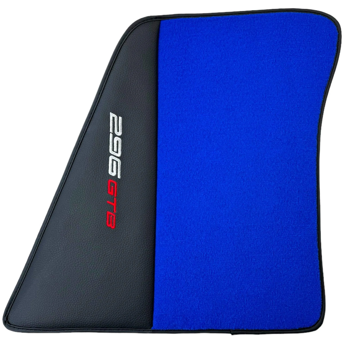 Blue Floor Mats for Ferrari 296 GTB (2022-2027) with Leather - AutoWin