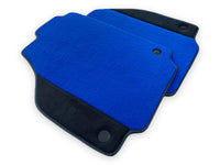 Blue Floor Mats For Ferrari 458 GT2 2012-2015 Alcantara Leather