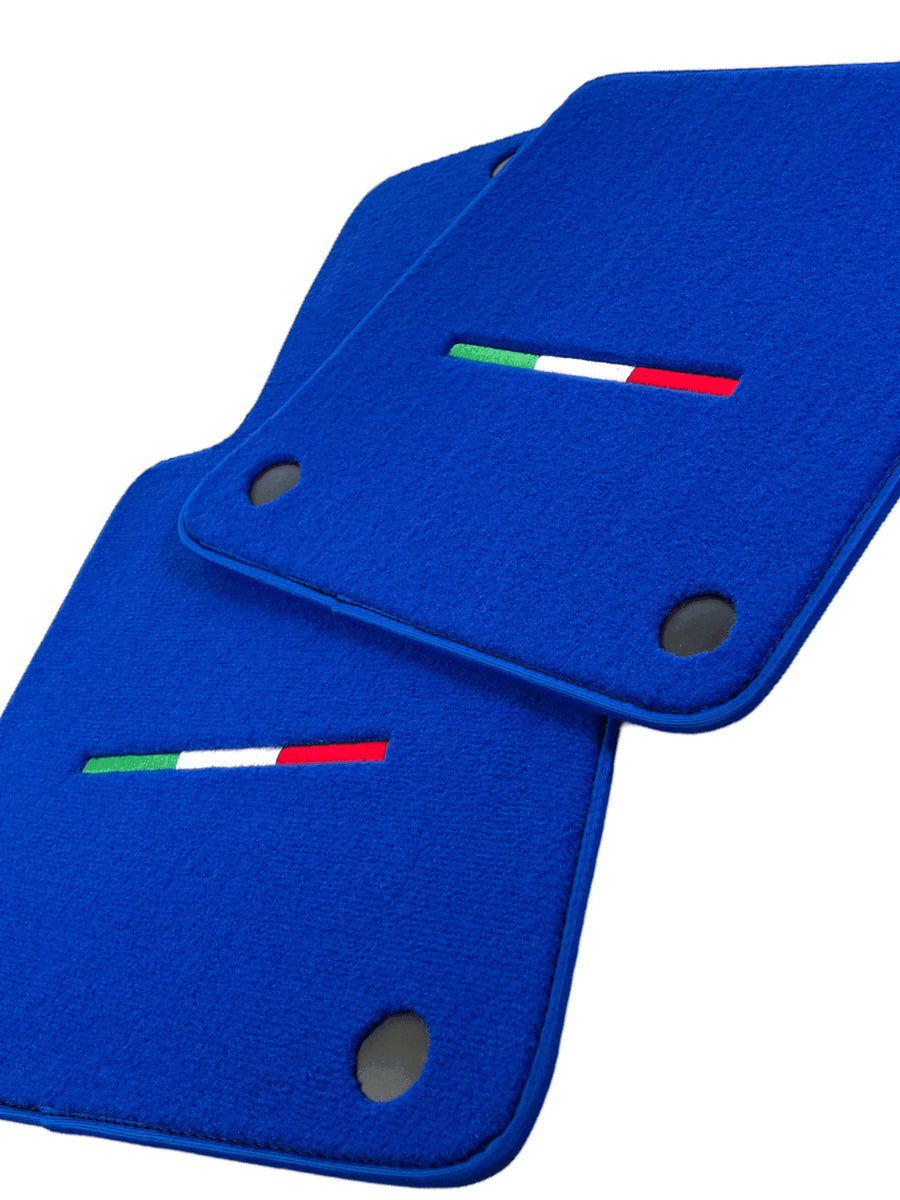 Blue Floor Mats For Ferrari 612 Scaglietti 2005-2011 Italian Edition - AutoWin