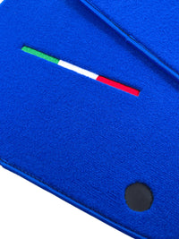 Blue Floor Mats For Ferrari 612 Scaglietti 2005-2011 Italian Edition - AutoWin