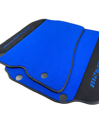 Blue Floor Mats For Ferrari 812 Superfast With Alcantara Leather - AutoWin