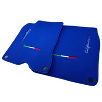 Blue Floor Mats For Ferrari California T 2015–2018 - AutoWin