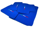 Blue Floor Mats For Maserati Coupé (2001-2007) Italy Edition - AutoWin