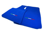 Blue Floor Mats For Maserati Coupé (2001-2007) Italy Edition - AutoWin