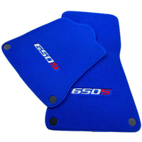 Blue Floor Mats For McLaren 650S Tailored - AutoWin