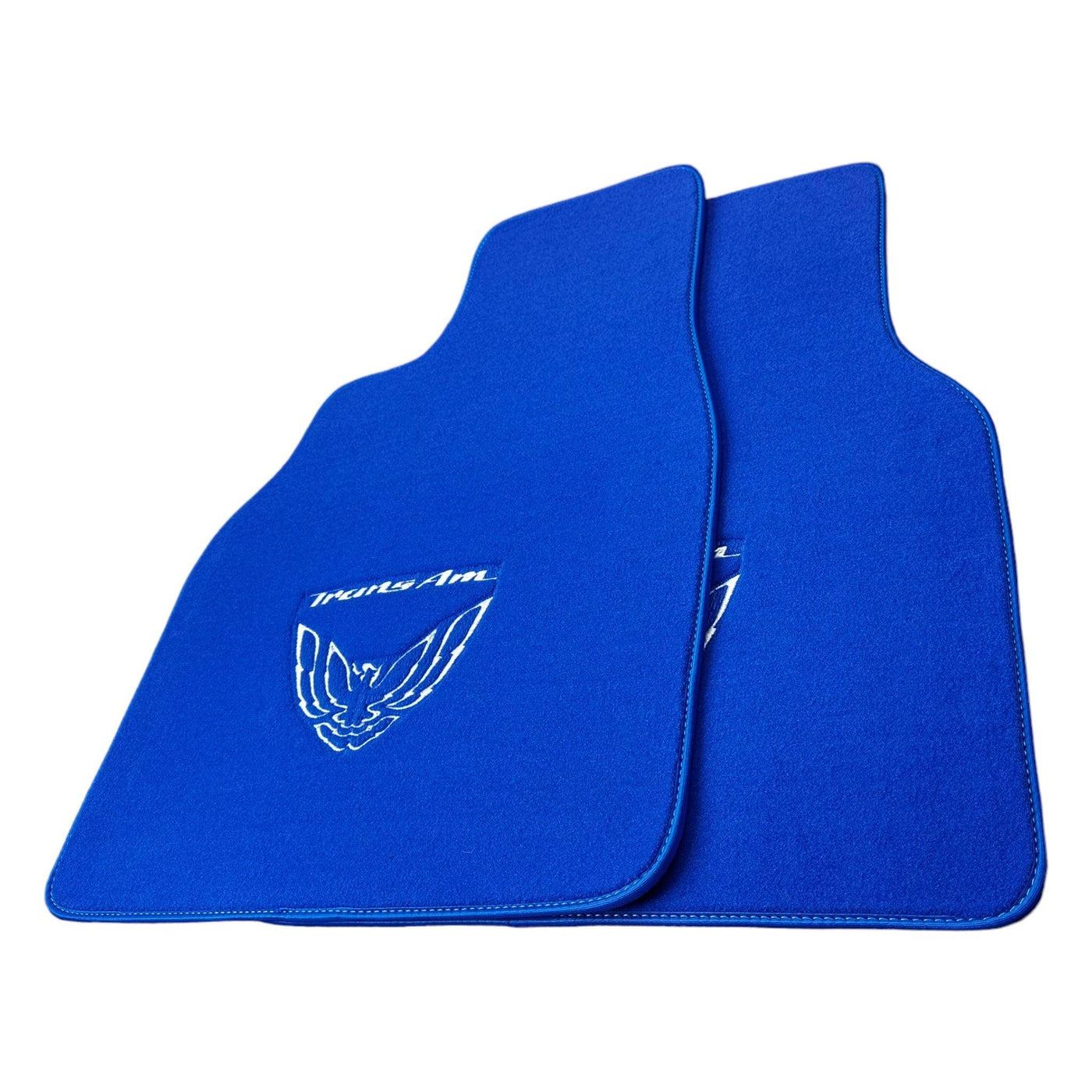 Blue Floor Mats for Pontiac FireBird (1993-2002) with Trans Am Logo - AutoWin