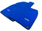 Blue Floor Mats for Porsche 981 Boxster (2013-2016) ER56 Design - AutoWin