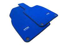 Blue Floor Mats for Porsche 981 Boxster (2013-2016) ER56 Design - AutoWin