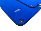 Blue Floor Mats for Porsche 981 Boxster (2013-2016) ER56 Design - AutoWin