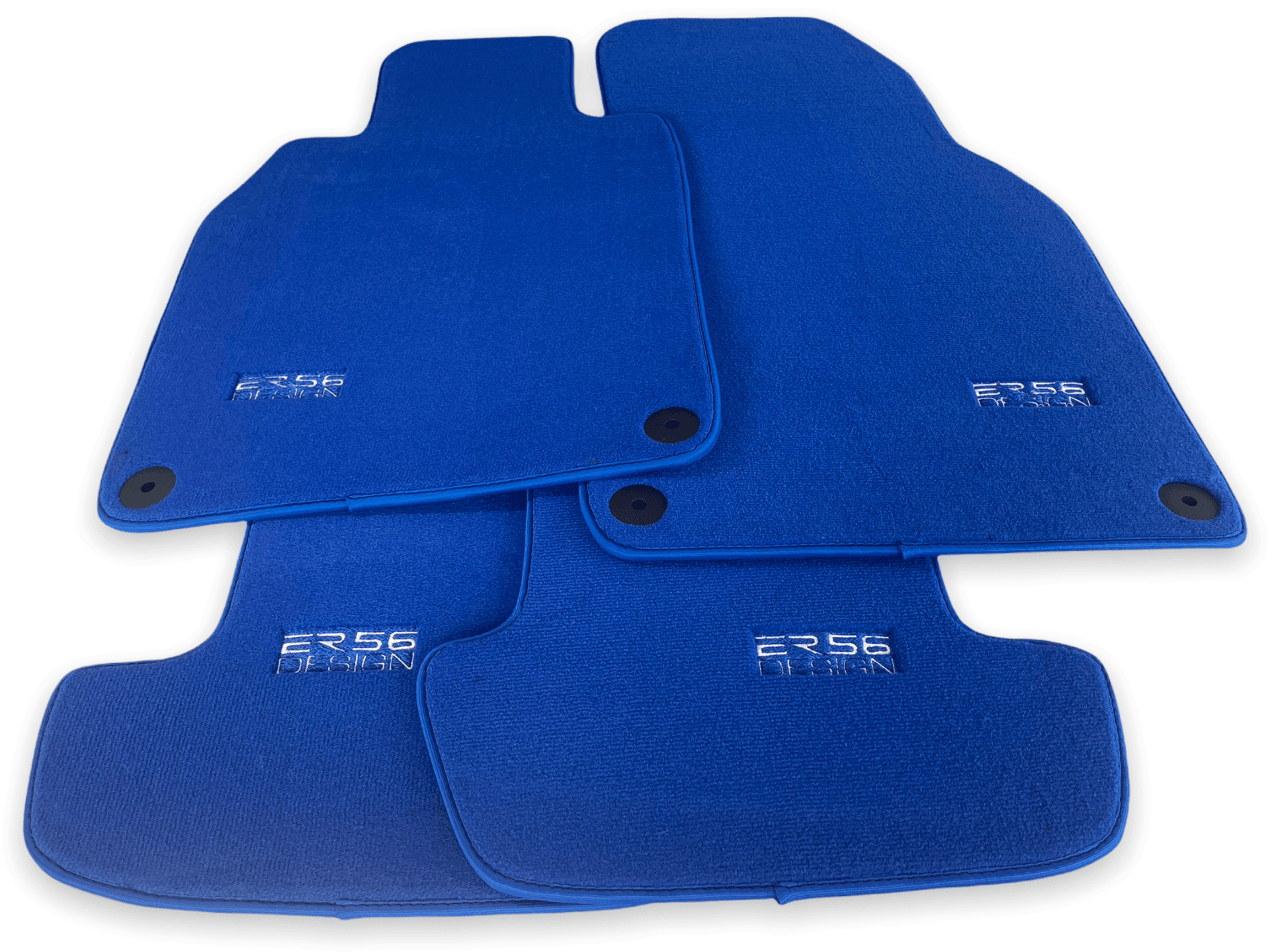 Blue Floor Mats for Porsche Macan (2014-2023) | ER56 Design - AutoWin