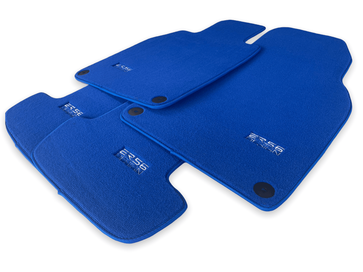 Blue Floor Mats for Porsche Macan (2014-2023) | ER56 Design - AutoWin