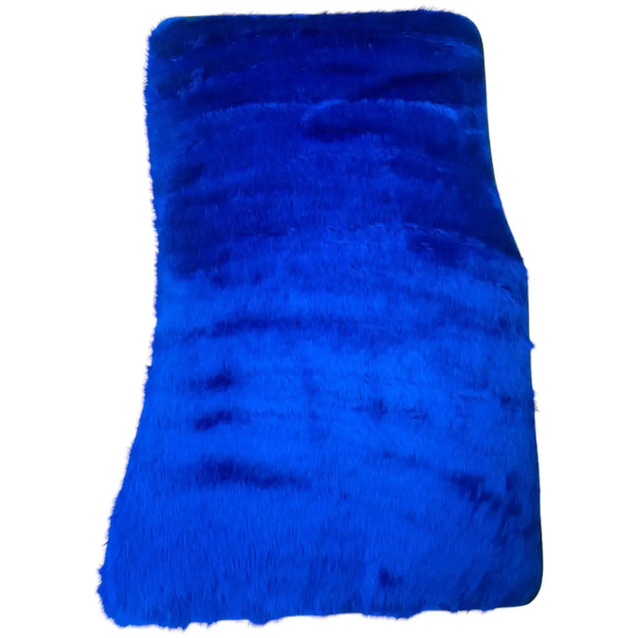 Blue Sheepskin Floor Mats for Rolls-Royce Ghost Series I (2010-2020) - AutoWin