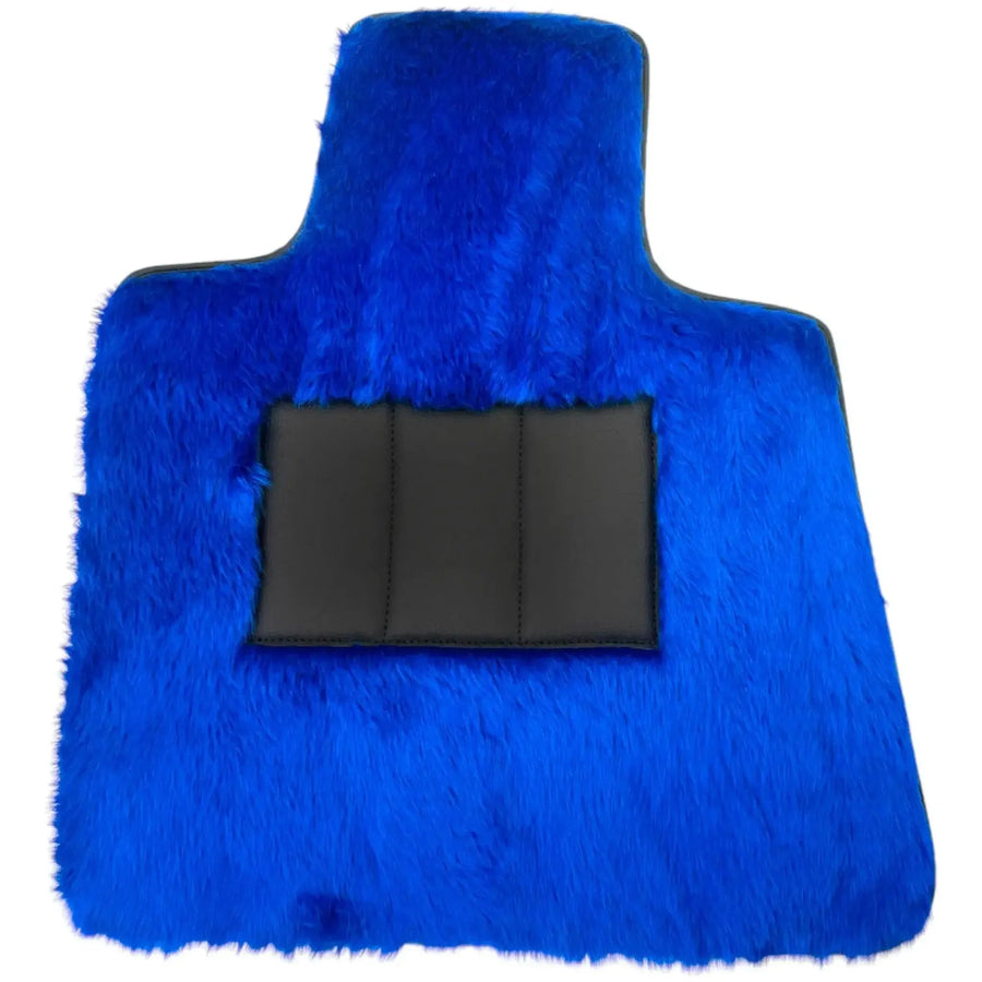 Blue Sheepskin Floor Mats for Rolls-Royce Ghost Series I (2010-2020) - AutoWin