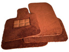 Brown Sheepskin Floor Mats For Bentley Flying Spur (2005-2013) Er56 Design Brand - AutoWin