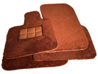 Brown Sheepskin Floor Mats For Rolls Royce Spectre (2023-2024) Er56 Design Brand - AutoWin