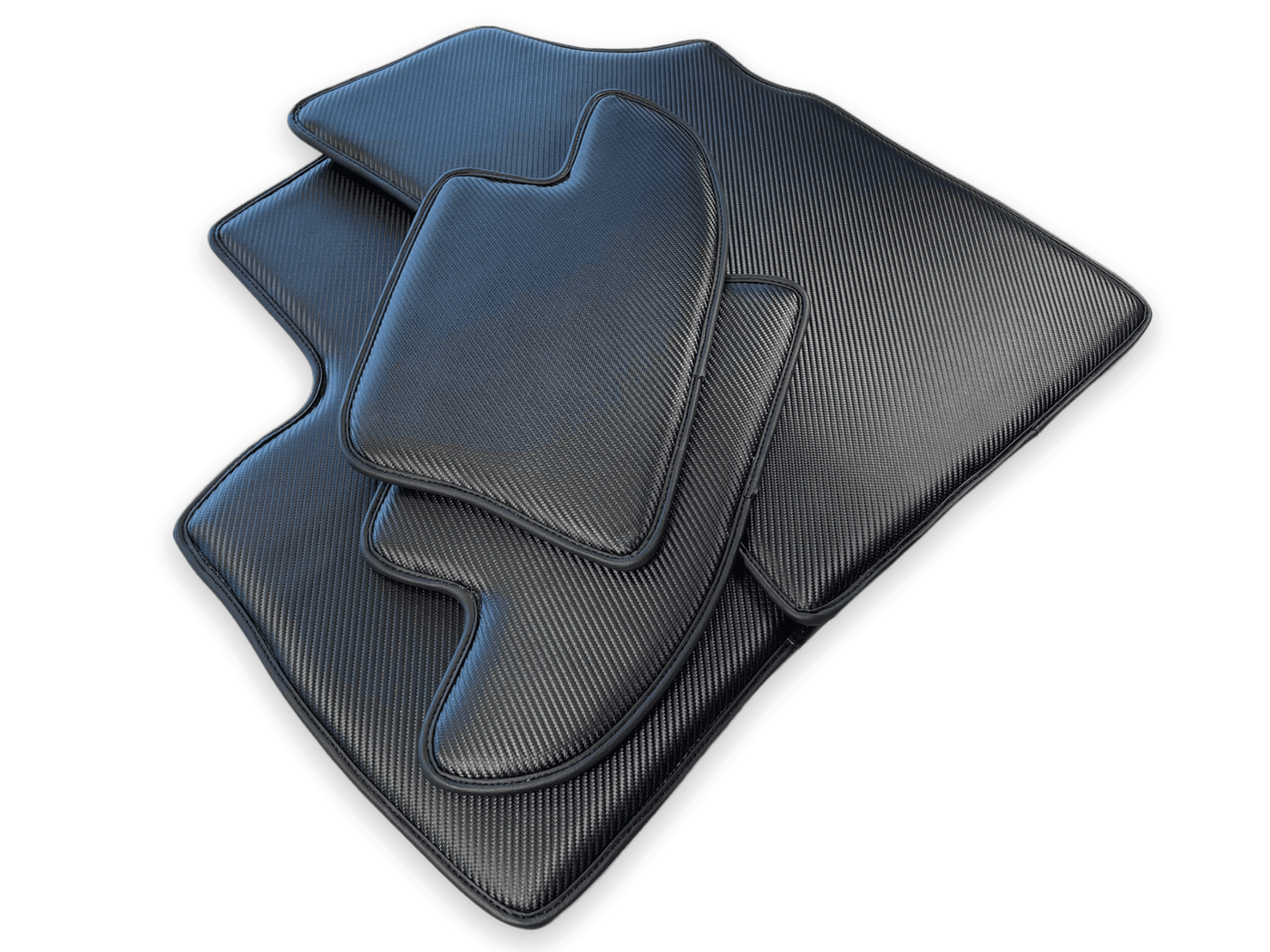 Carbon Fiber Floor Mats For Bentley Continental GTC (2011-2018) - AutoWin