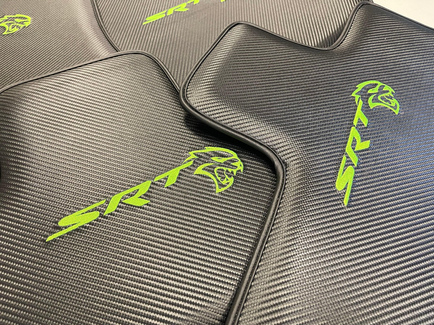 Carbon Fiber Floor Mats For Dodge Charger SRT (2015-2024) - AutoWin