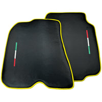 Carbon Fiber Floor Mats for Ferrari 812 Superfast | Yellow Trim