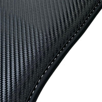 Carbon Fiber Floor Mats for Ford Mustang GT500 Shelby (2015-2021) with Cobra Sewing - AutoWin