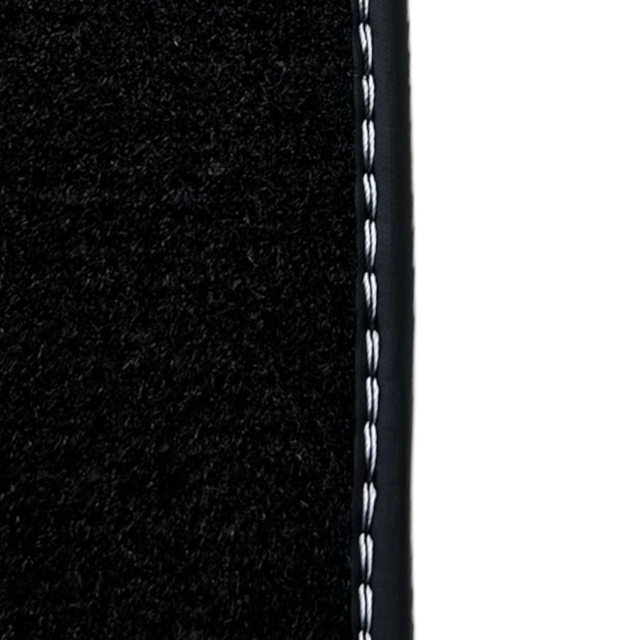 Carbon Fiber Floor Mats for Ford Mustang GT500 Shelby (2015-2021) with Cobra Sewing - AutoWin