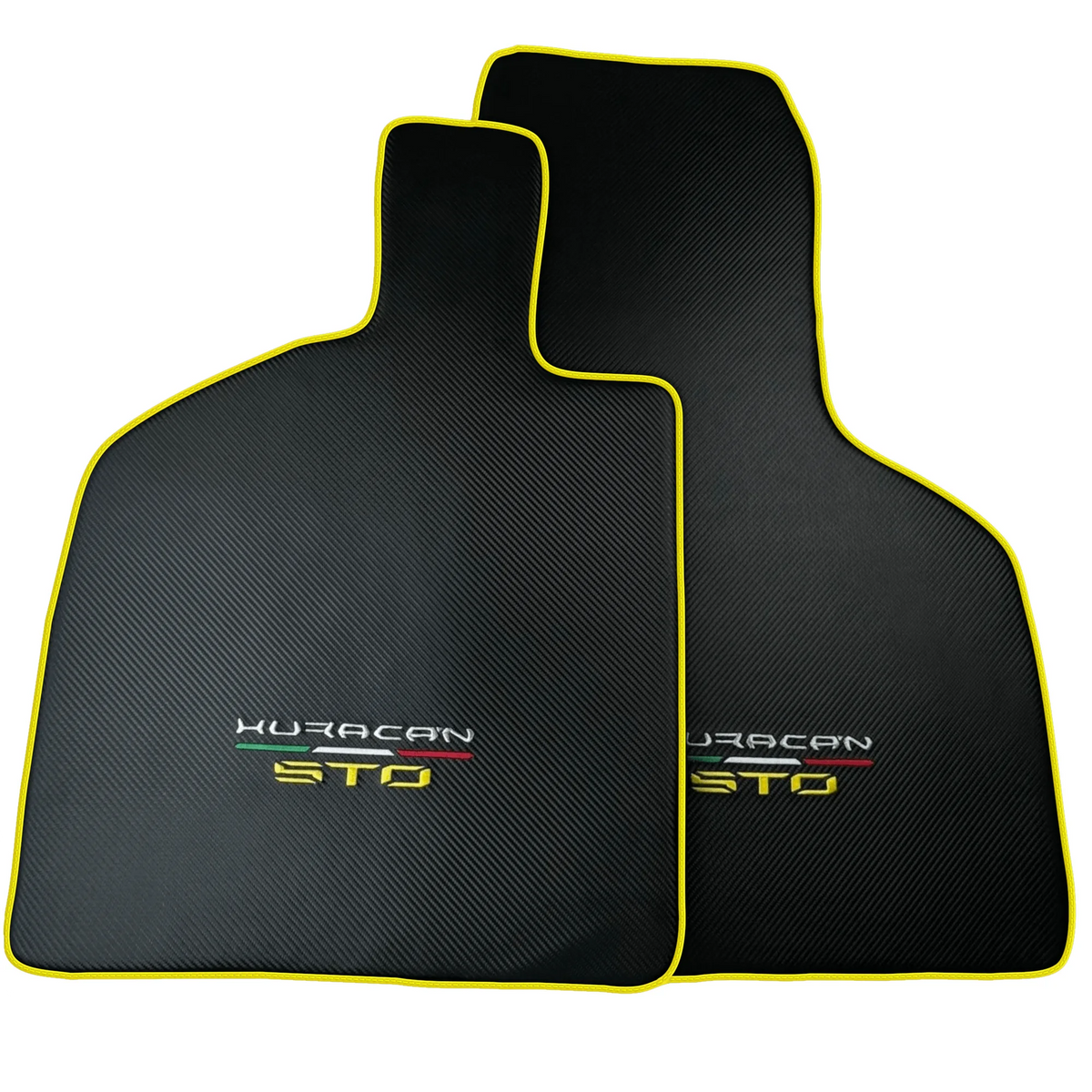 Carbon Fiber Floor Mats for Lamborghini Huracan STO | Various Trim Colors