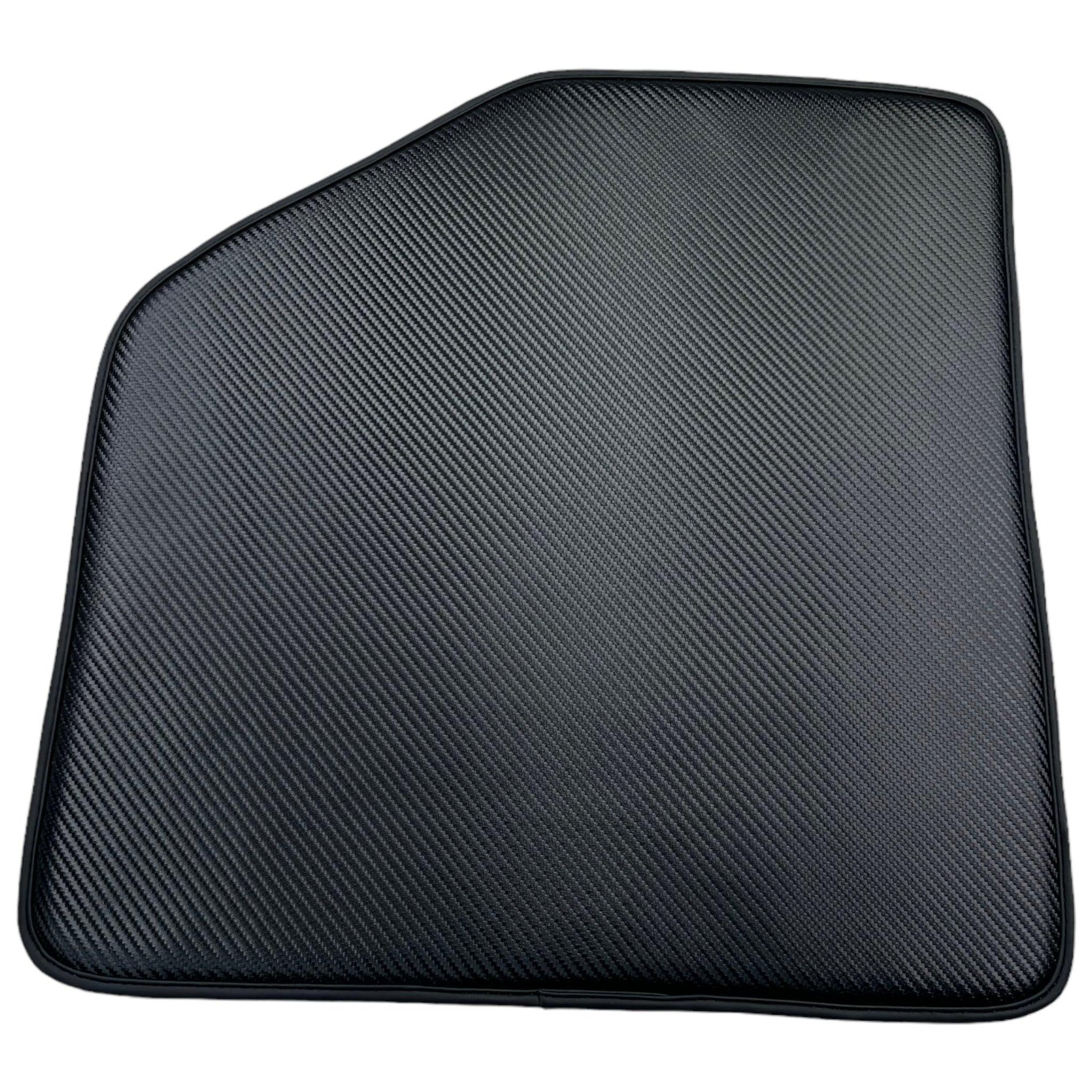 Carbon Fiber Leather Floor Mats for Porsche Carrera GT (2004-2006) - AutoWin