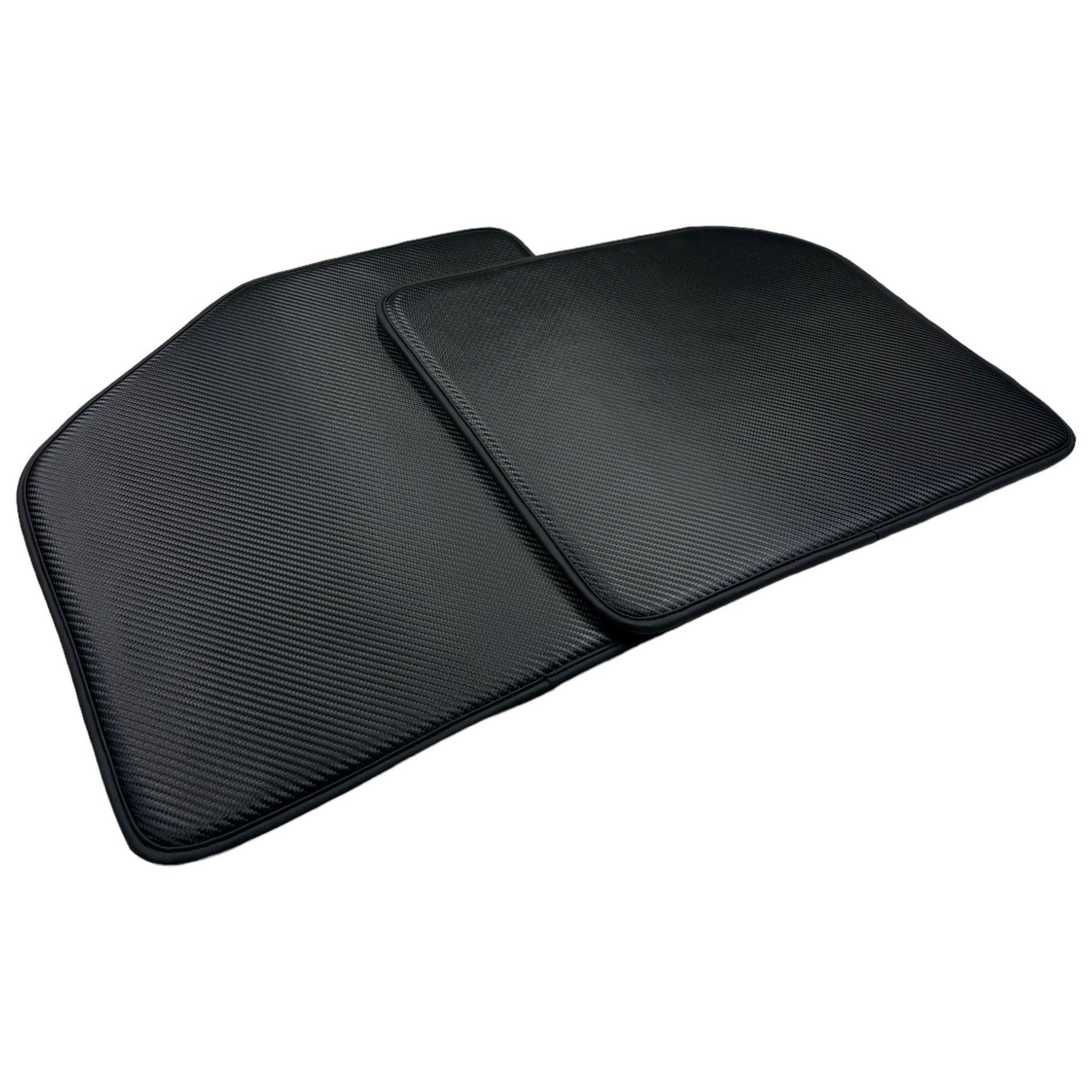 Carbon Fiber Leather Floor Mats for Porsche Carrera GT (2004-2006) - AutoWin