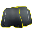 Carbon Floor Mats For Ferrari 812 Superfast (2018-2023) with Yellow Trim - AutoWin
